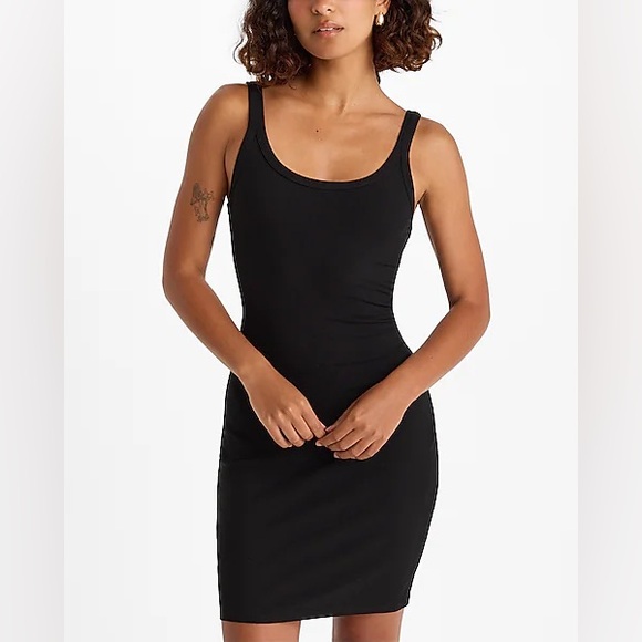 Express bodycon black mini dress size XS NWT - Picture 2 of 7